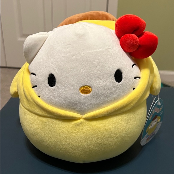 NWT, HELLO KITTY SQUISHMALLOW 8” POMPOMPURIN HOODIE - Picture 2 of 10